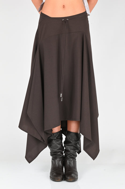 KATALYST 'Quadrant' Skirt In Cocoa