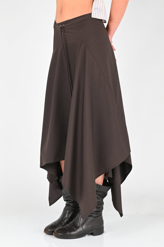 KATALYST 'Quadrant' Skirt In Cocoa