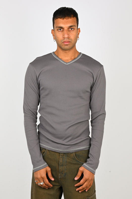 Kernemilk 'Marlon' Long Sleeve in Grey