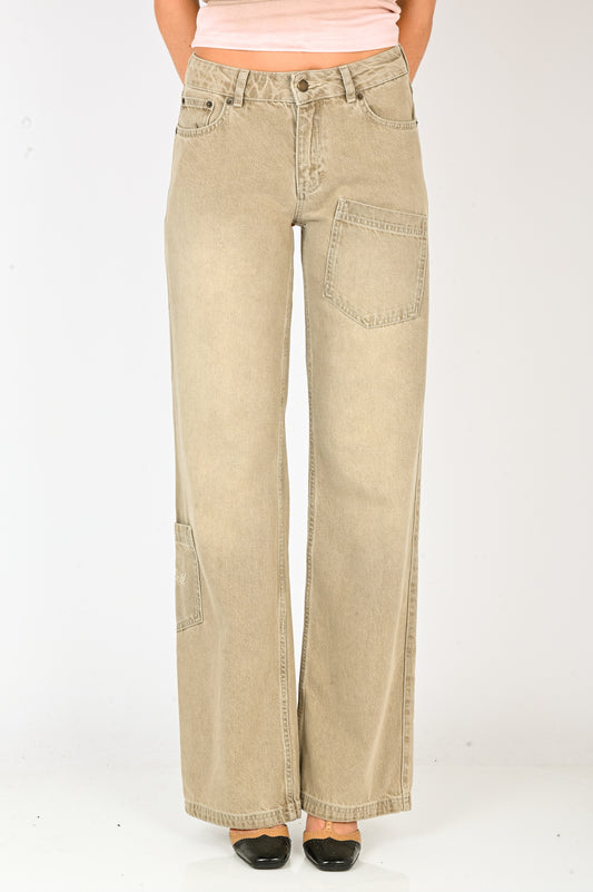 Kernemilk 'Mia' Jeans in Sand