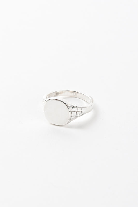 Oliver Thomas 'Spider Web' Signet Ring