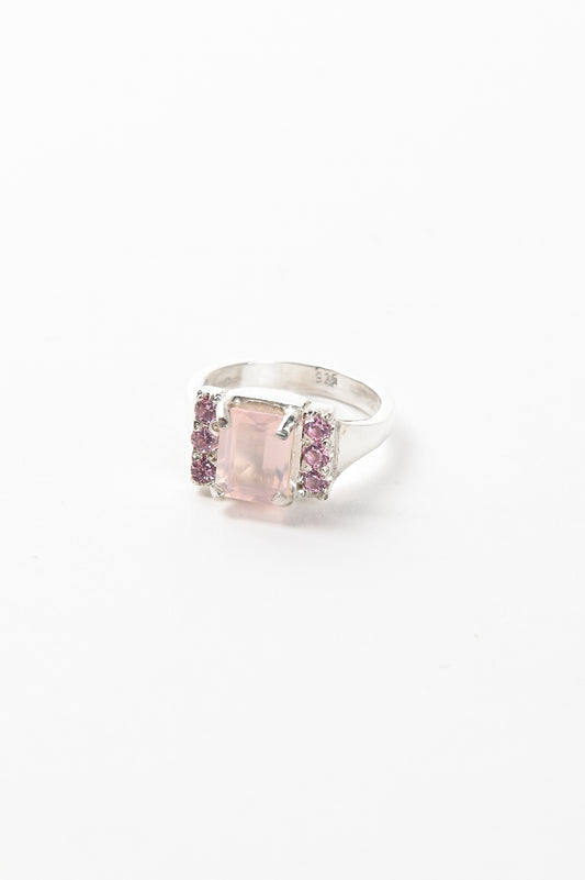 Oliver Thomas 'Priscilla' Ring With Rose Quartz