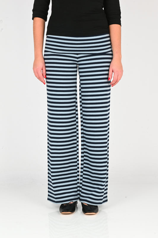 Olga Joan Fold Over Pant in Marina