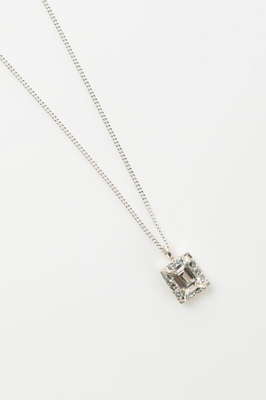 Oliver Thomas 'Rocky' Necklace With White Sapphire
