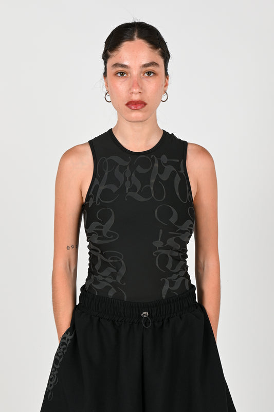 Posture Marble Tank in Black