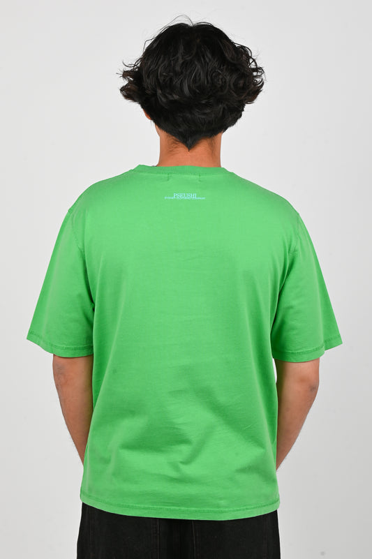 Pseushi 'Coverstitch' Tee in Green