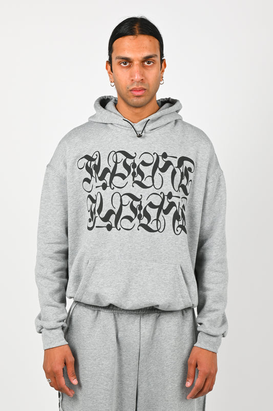 Posture Graphic Cable Hood in Black on Grey