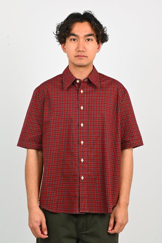 Pseushi 'Tartan Typewriter' Short Sleeve Shirt
