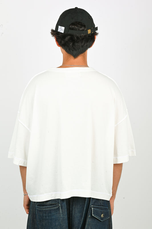 Sacred Archive 'Morley' T-Shirt in Milk