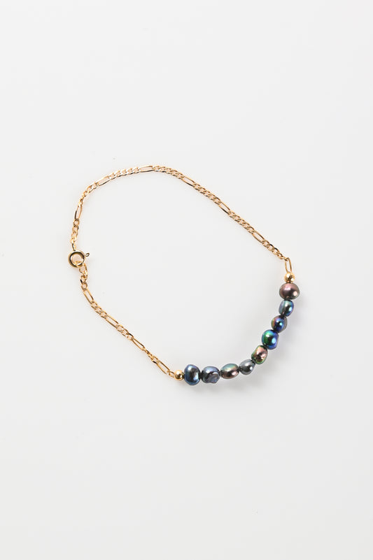 Soft Modality 'Nocturne' Bracelet In 9ct Gold