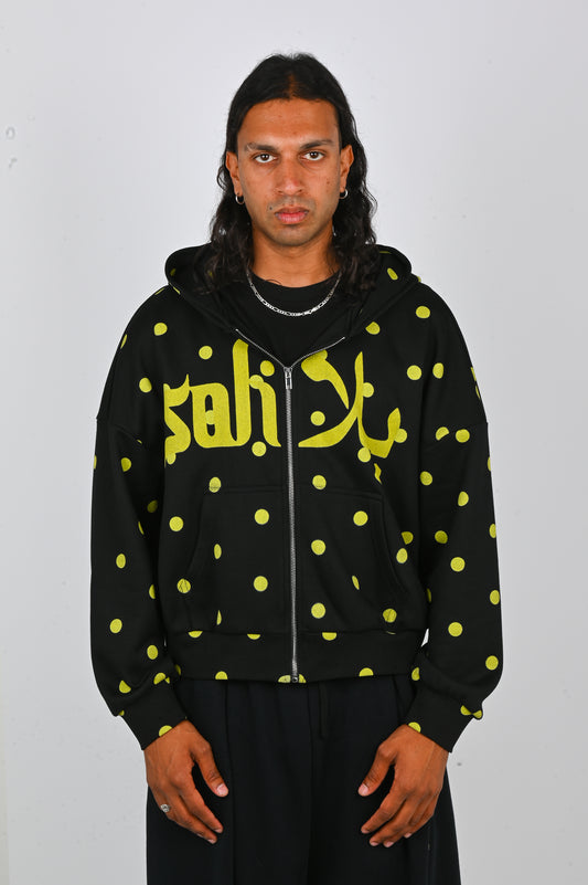 Soliela 'Polka' Hoodie in Black