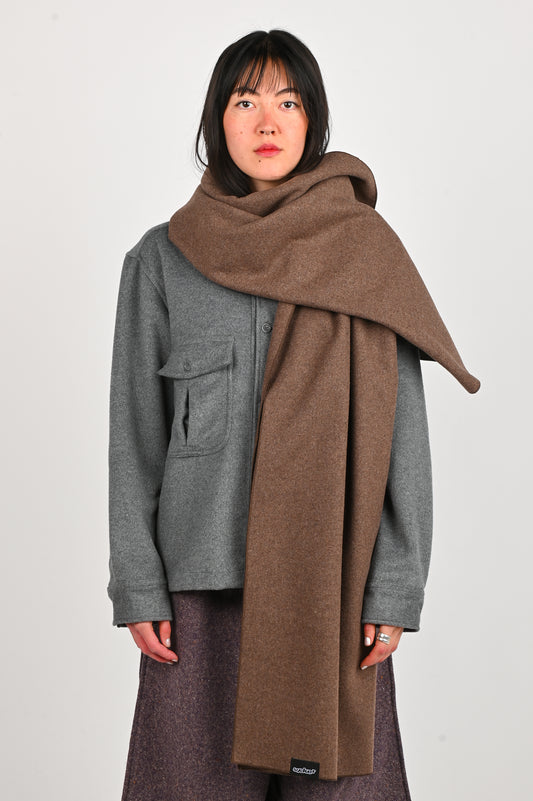 Sucker Wool Cashmere Scarf In Cocoa