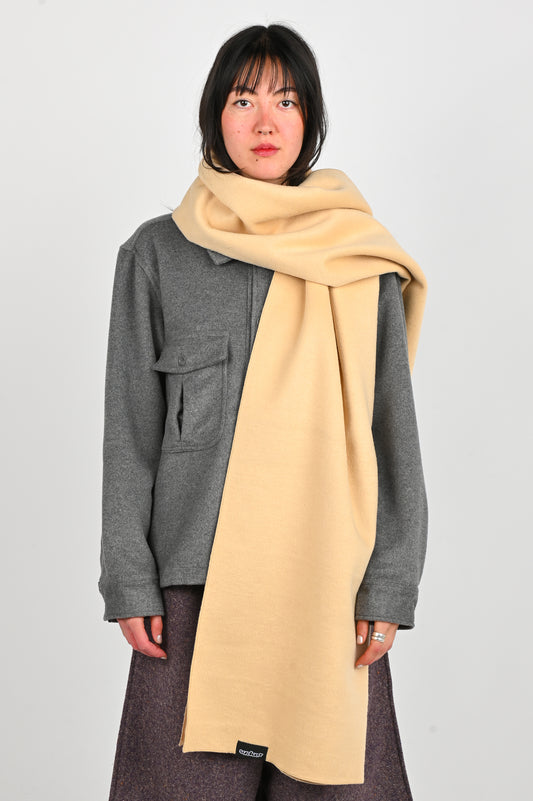 Sucker Wool Cashmere Scarf In Butter