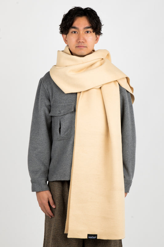 Sucker Wool Cashmere Scarf In Butter