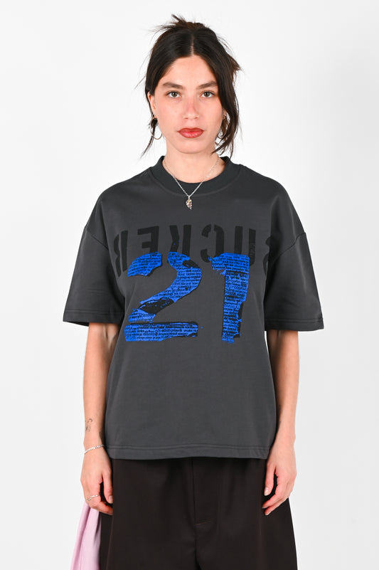 Sucker '21' Tee in Royal Blue
