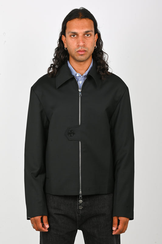 Wynn Hamlyn Tab Front Jacket in Black