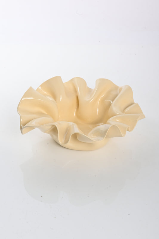 Jess Sellinger 'Wave Bowl' In Cream