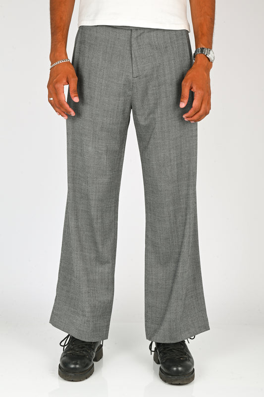 Wynn Hamlyn Pleated Trouser in Grey