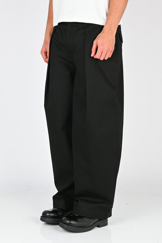 Checks 'Hakama' Pants in Black