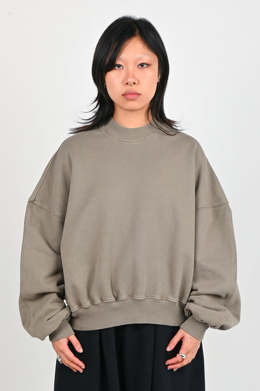 Sacred Archive 'Uniform' Crewneck Jumper in Walnut