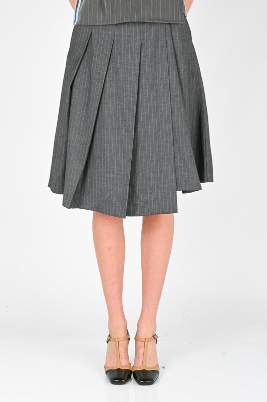 ESS·BEE Pleated Skirt in Grey