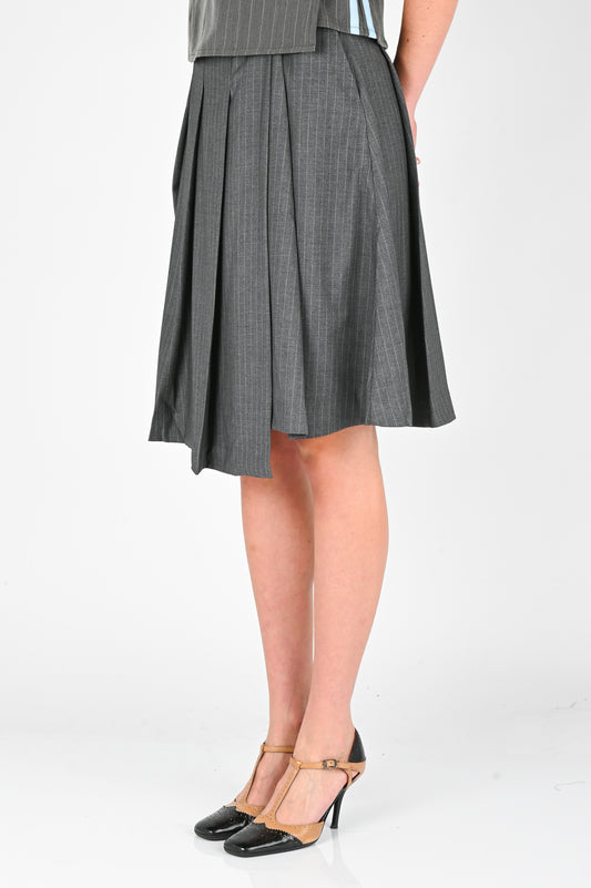 ESS·BEE Pleated Skirt in Grey