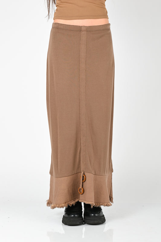 B-R-B 'Manipulation' Skirt In Brown