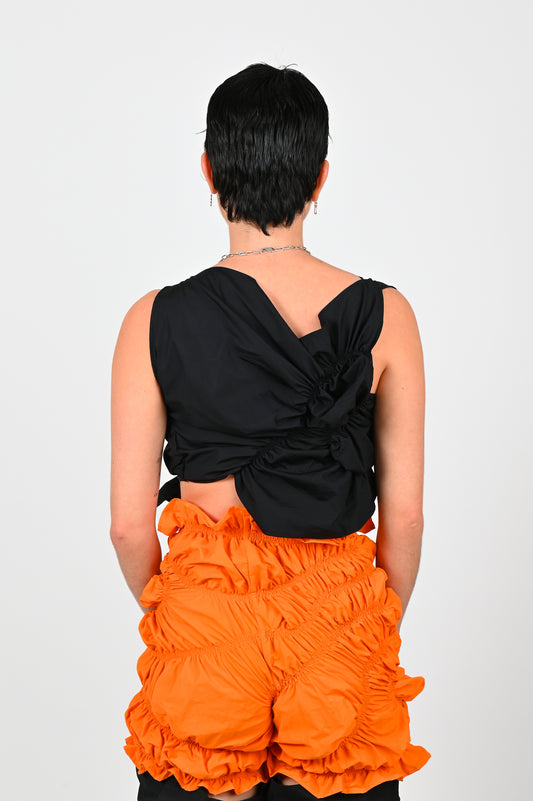 Katalyst 'Handkerchief' Top In Black