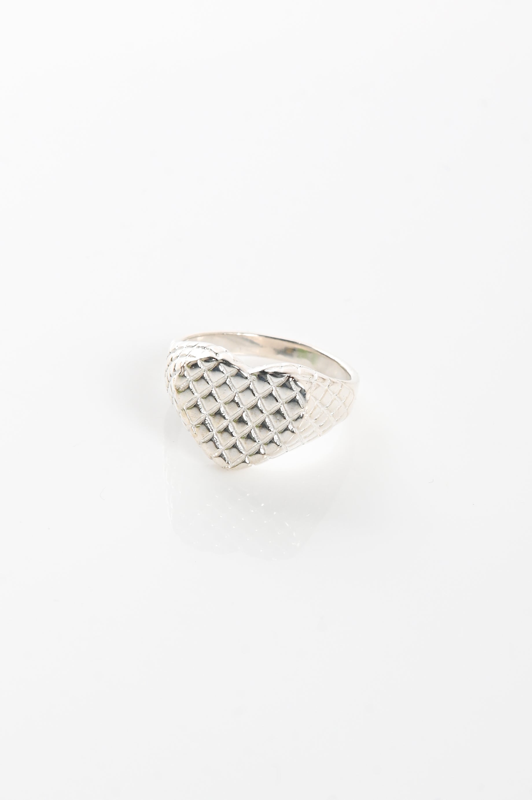 27mollys Big Heart Signet Ring