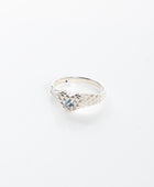 27mollys Mini Heart Signet with Stone