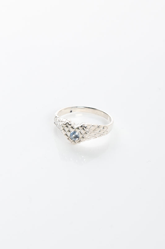 27mollys Mini Heart Signet with Stone