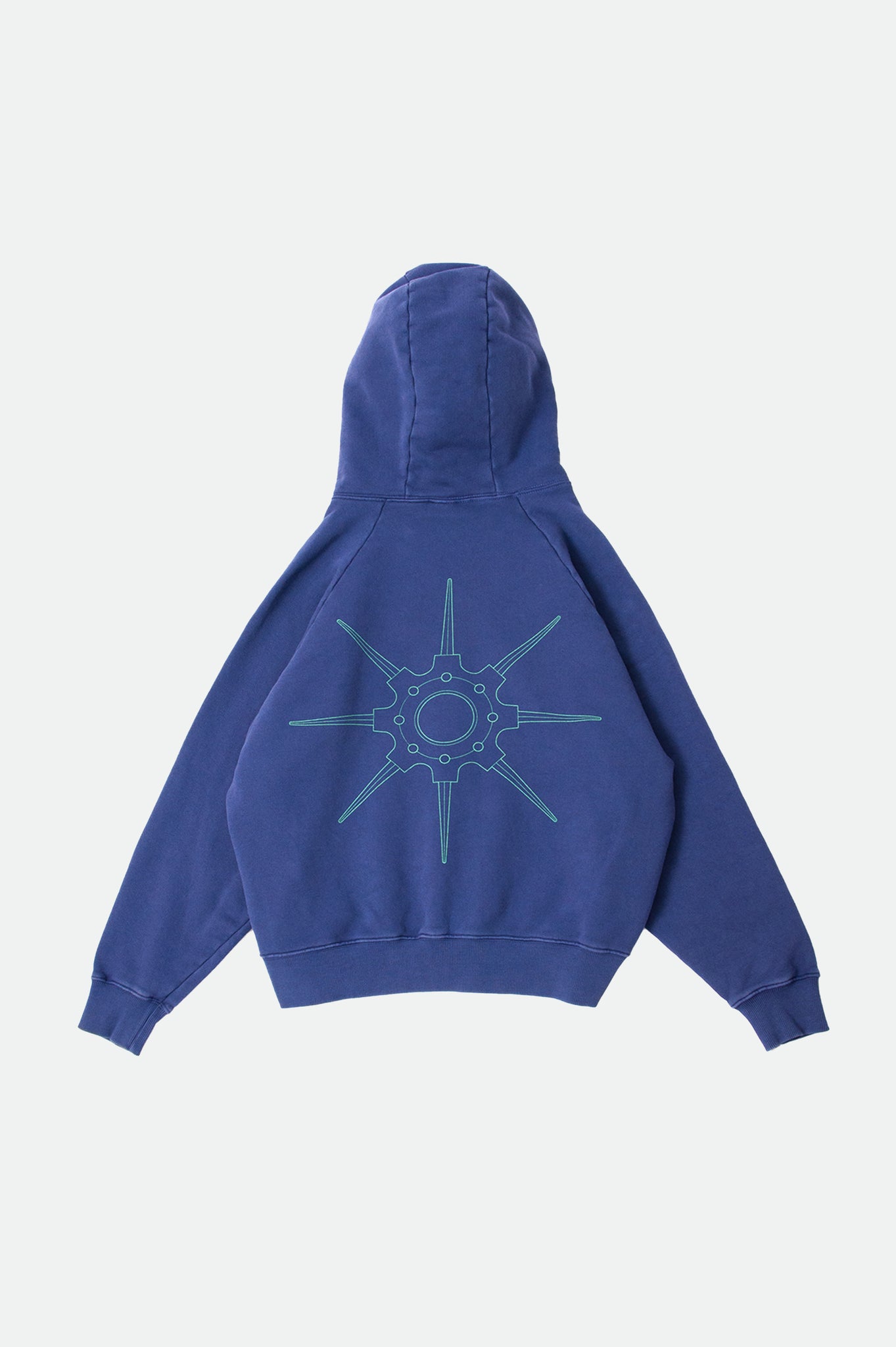 Pseushi Zip Hoodie in Navy