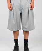 Checks 'Hakama' Shorts in Athletic Grey