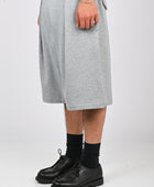 Checks 'Hakama' Shorts in Athletic Grey