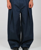 Checks 'Hakama' Pants in Indigo Denim
