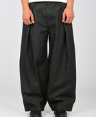 Checks 'Hakama' Pants in Black Denim