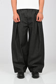 Checks 'Hakama' Pants in Black Denim