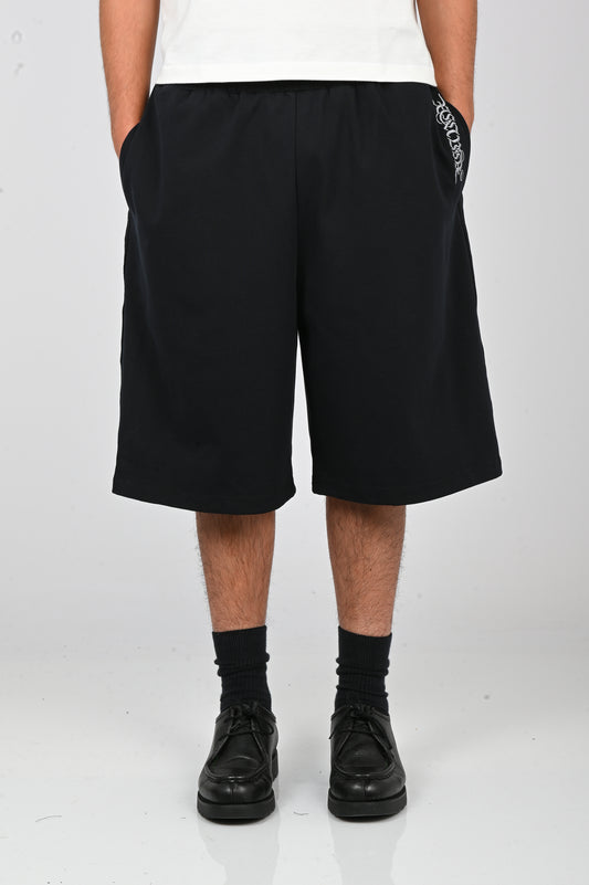 Posture Embroidered Short in Black