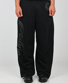 Posture Script Trackpant in Black