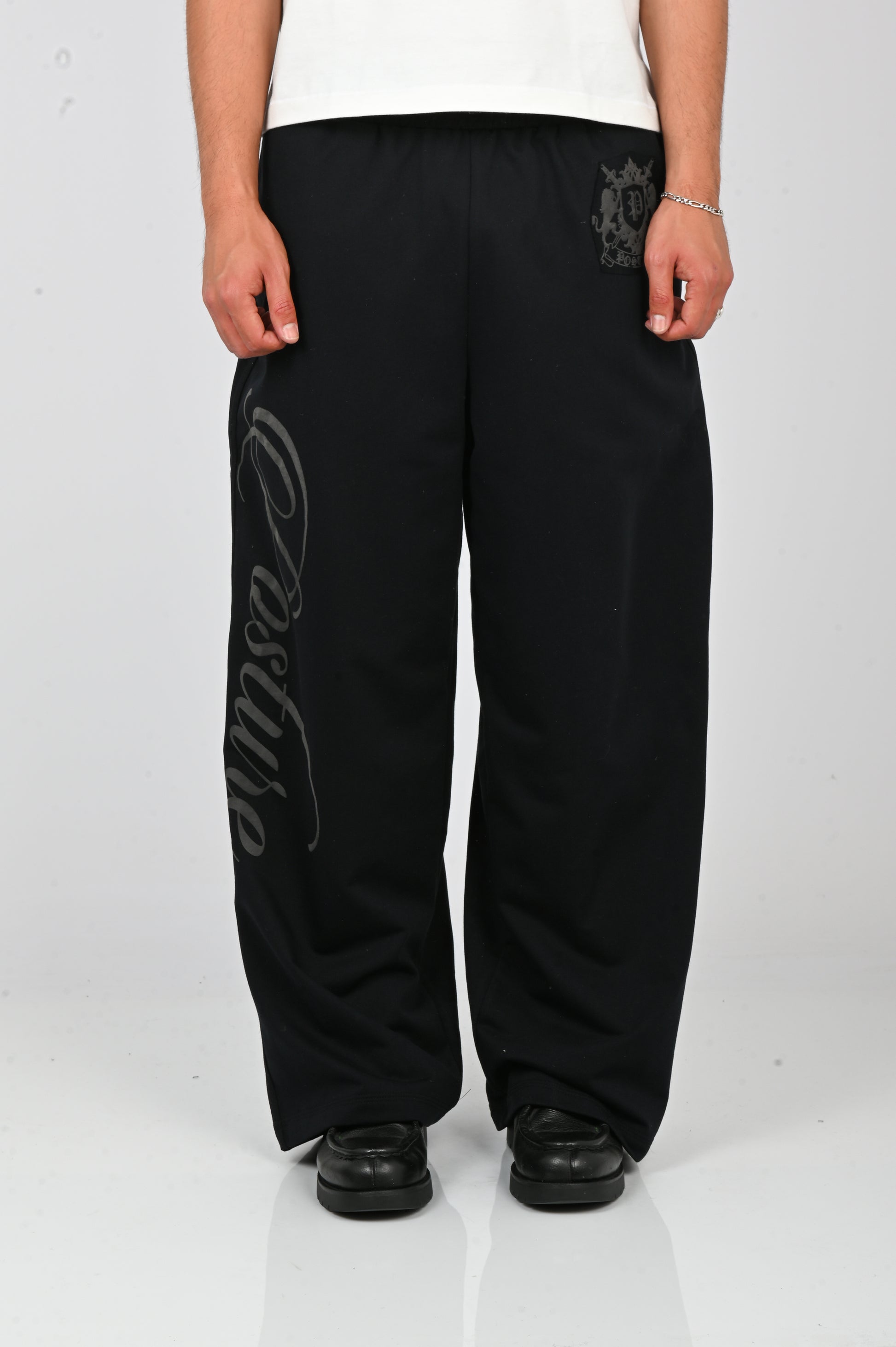 Posture Script Summer Trackpant in Black