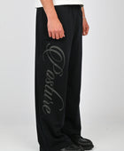 Posture Script Trackpant in Black