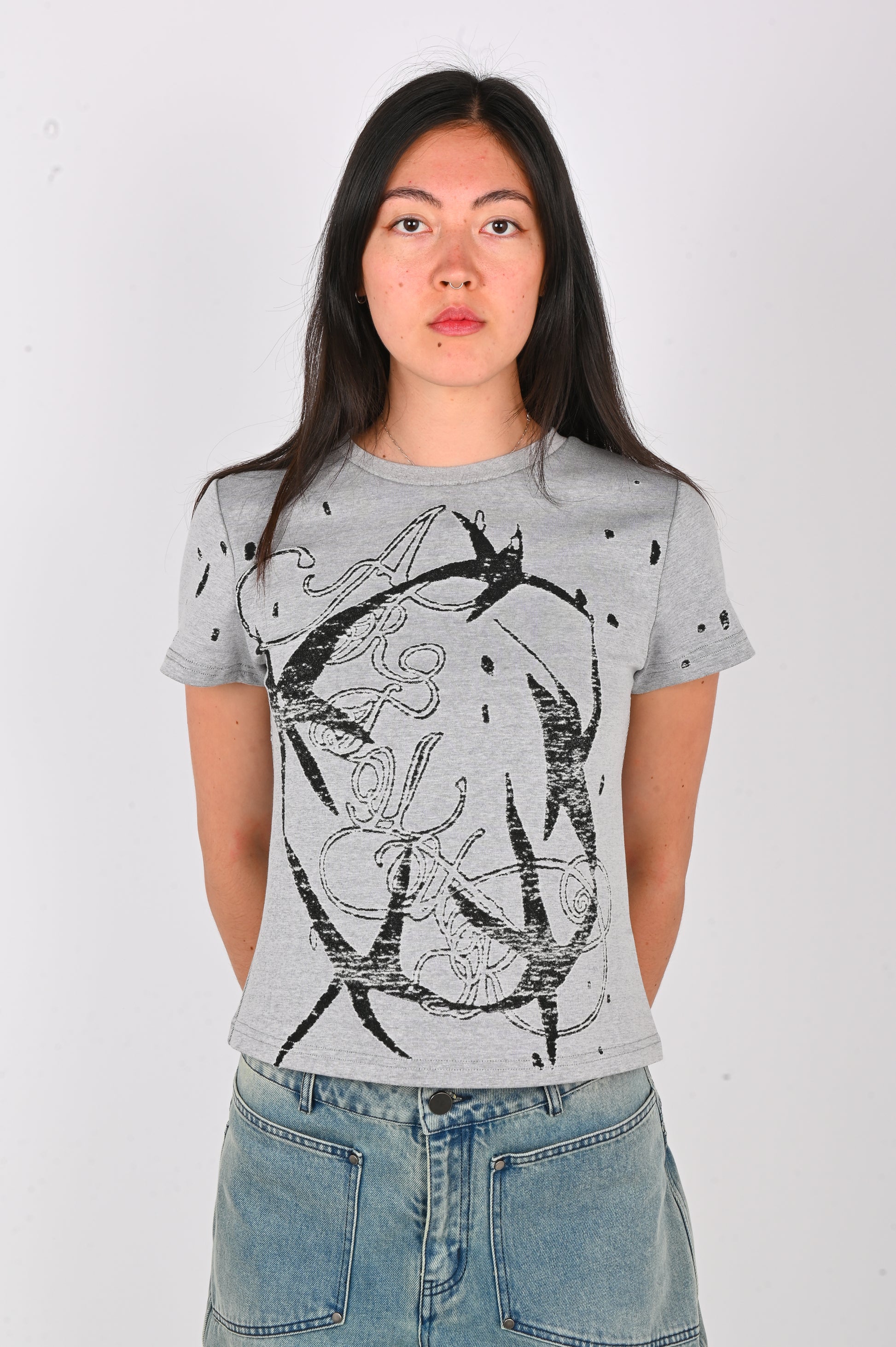 Arthur 'Standard' T-Shirt in Grey Constellation