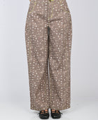 Arthur Straight Leg Jeans in Tan Spots