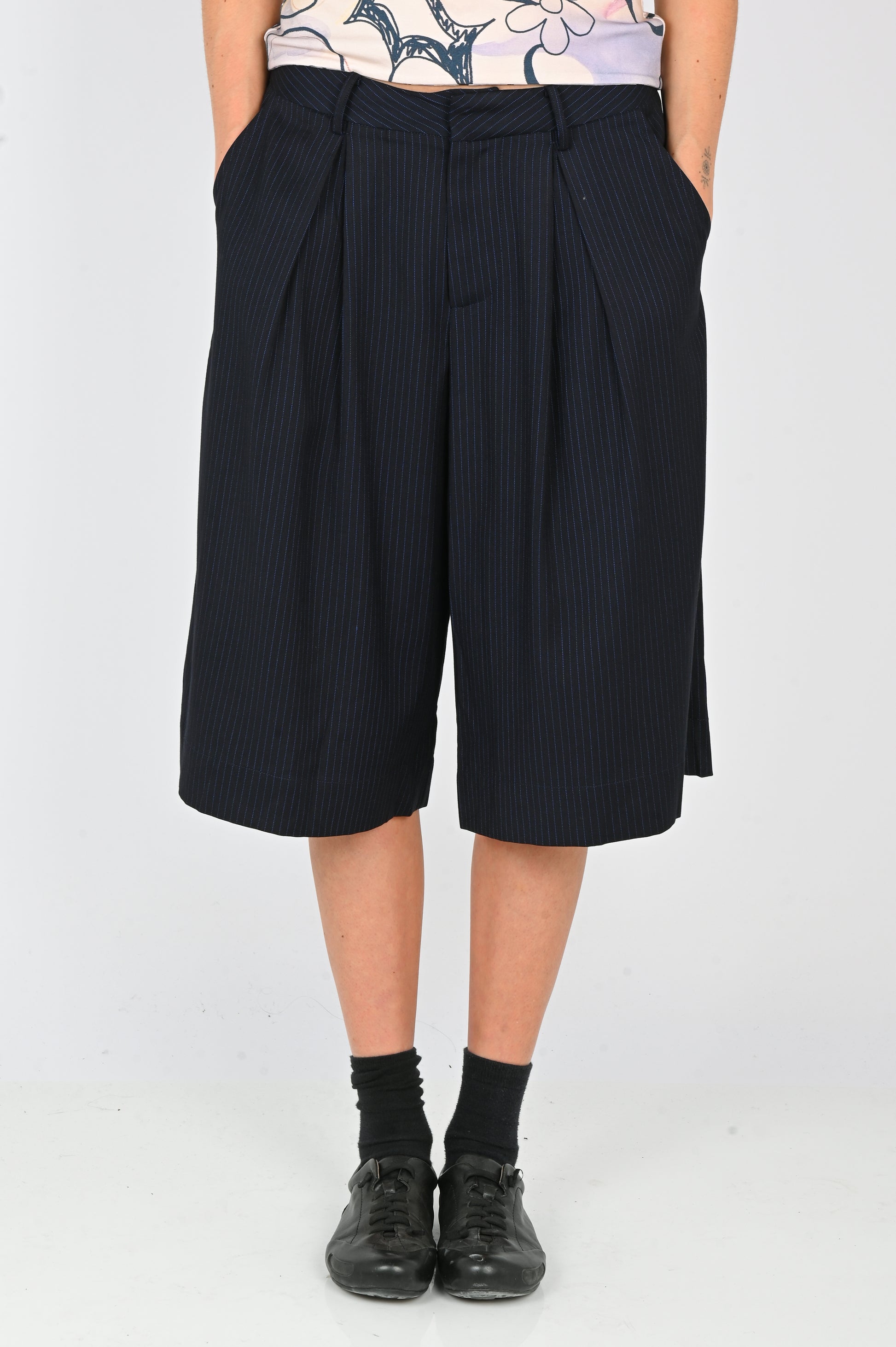 Arthur Tailored Culotte in Midnight