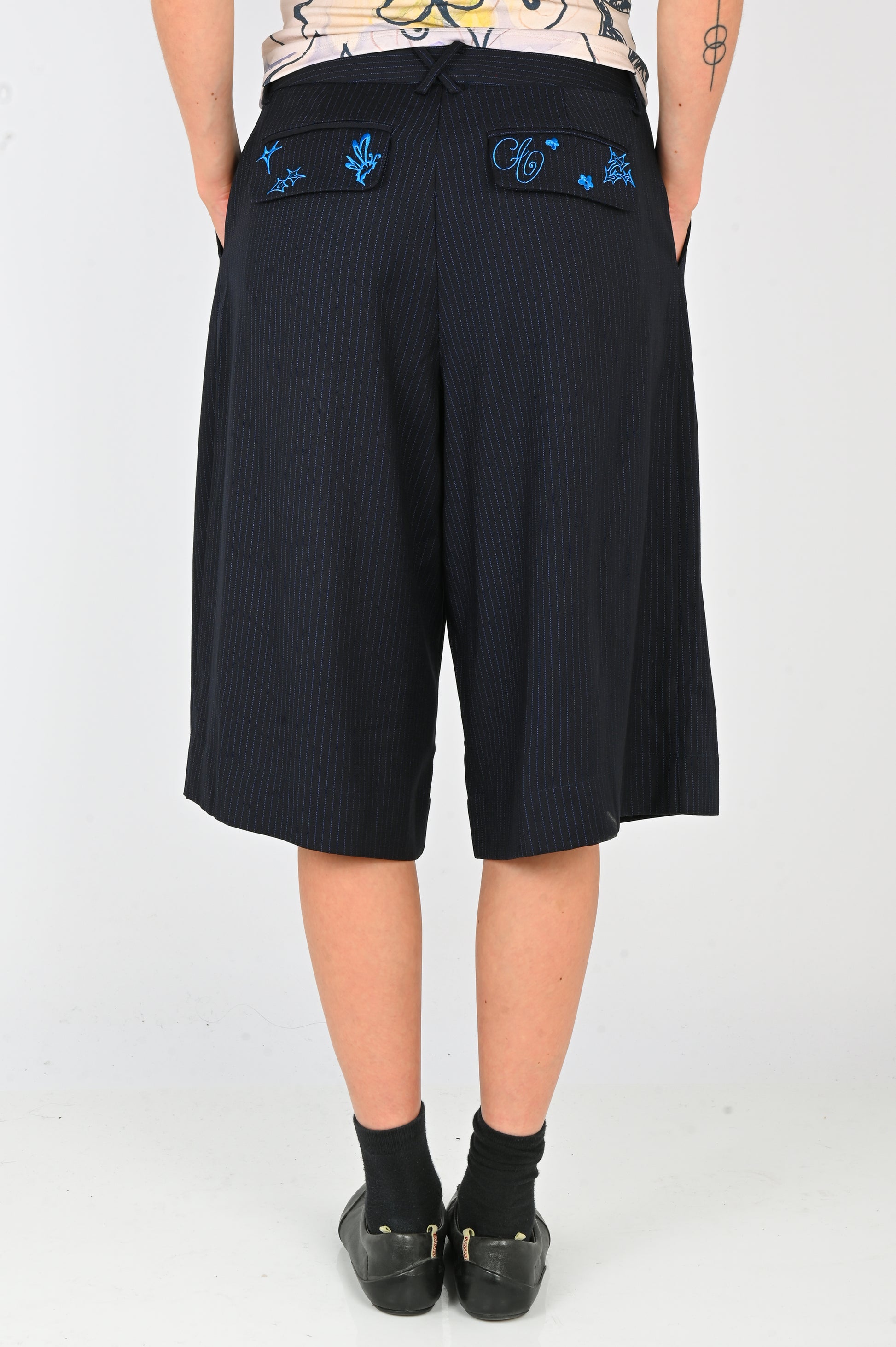Arthur Tailored Culotte in Midnight