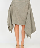 Arthur 'Origami' Skirt in Earth Stripe