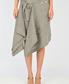 Arthur 'Origami' Skirt in Earth Stripe
