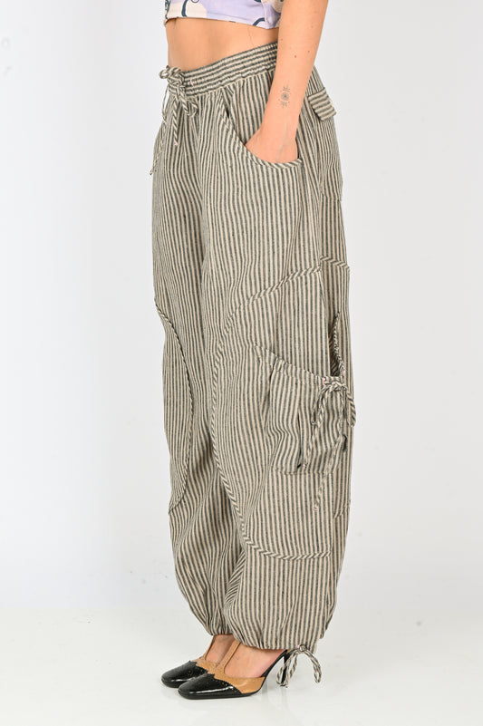 Arthur 'Activity' Pant in Earth Stripe