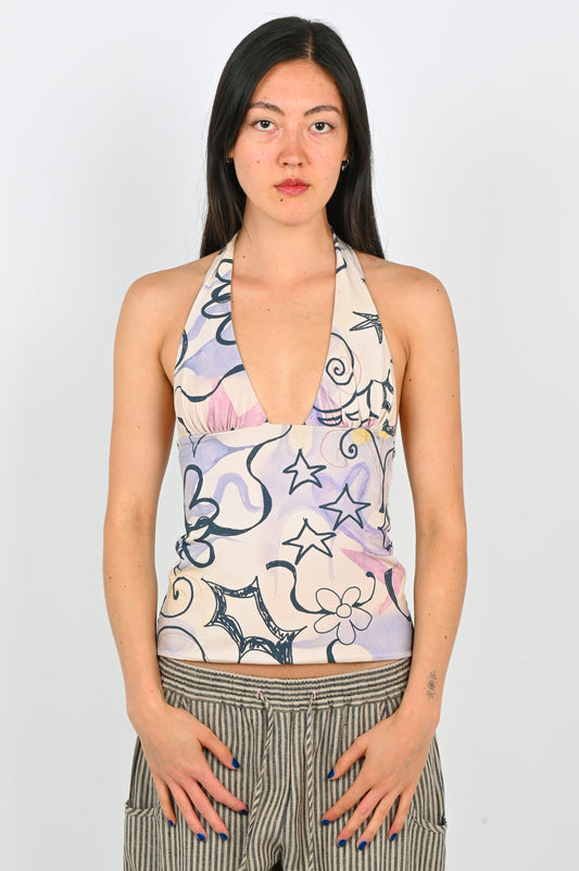 Arthur Halter Top in Fantasy