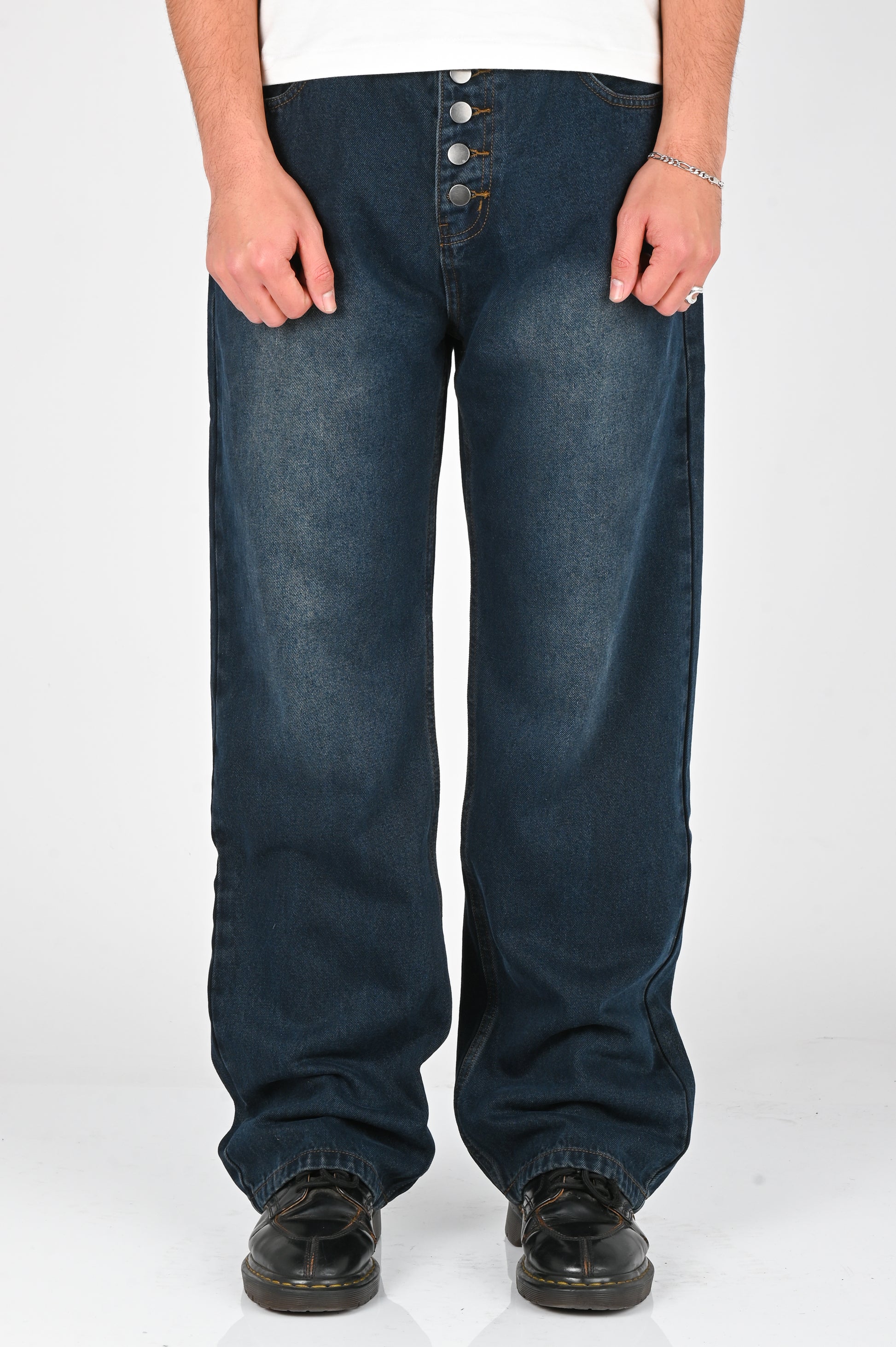 Wynn Hamlyn Button Fly Classic Jeans